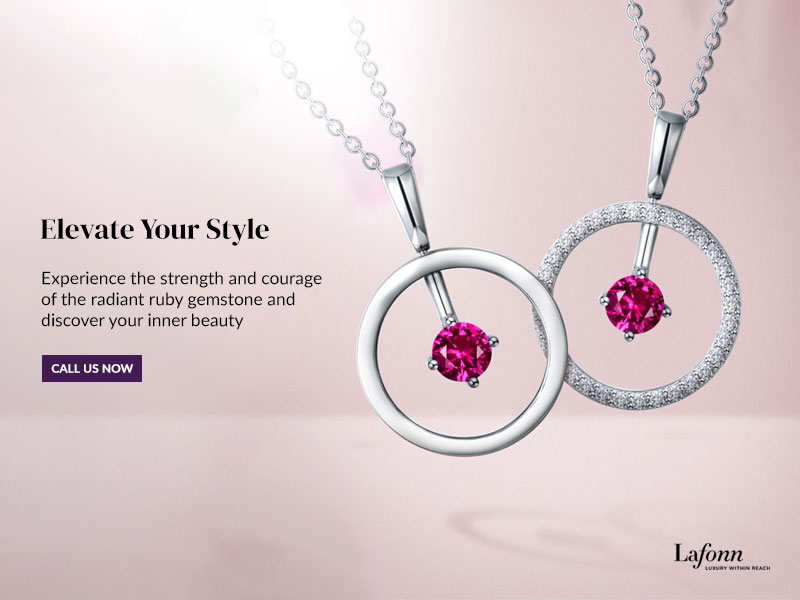 Radiant Ruby Pendants At Talles Diamonds & Gold